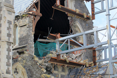 Collapsed Rose Window